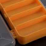 Screw Storage Box, Double Side 13-Grids Hardware Box Organizer,Portable Small Parts Screw Hardware Organizer, Multifunctional Storage Tool Case for Screws Nuts Nails Bolts(Yellow) - Image 2
