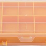 Screw Storage Box, Double Side 13-Grids Hardware Box Organizer,Portable Small Parts Screw Hardware Organizer, Multifunctional Storage Tool Case for Screws Nuts Nails Bolts(Yellow)