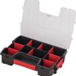 10-Compartment Small Tool Storage Organizer, Plastic