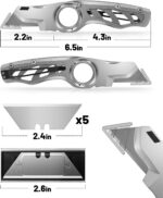 Folding Utility Knife Pocket Knife, Heavy-Duty Box Cutter with Anti Slip Finger Loop, Quick Change Blade Razor Knife, Box Cutters for Home, Office, Warehouse, Durable Razor Knife, Box Knife (Grey) - Image 2