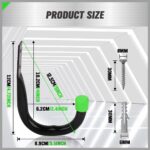 Heavy Duty Garage Storage Utility Hooks, Utility Hooks for Garage Wall,Color Black (12PCS) - Image 2