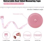 Tape Measure Body Measuring Tape, Retractable 60 Inch Soft Mini Measuring Tape, Small Sewing Fabric Tape Ruler for Cloth Waist Medical Nursing Craft(12 Pack) - Image 2