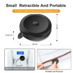 Soft Tape Measure Retractable Measuring for Body Fabric Sewing Tailor Cloth Knitting Craft Weight Loss Measurements Retractable Black Double Scales Rulers 1 Pack - Image 2