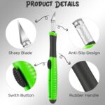 Exacto Knife, 1 Pack Craft Knife with Extra 10 Pcs High Carbon Steel Blades, Sharp Hobby Knives for Crafting, Precision, Exacting for Home and Studio Use - Image 2