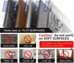 Adhesive Wall Hooks for Hanging, 16 Pack Self Sticky Hooks Heavy Duty 22lb Clear, Removable Shower Hook No Damage for Towel Key Coat Wreath Picture Outdoor Ceiling Bathroom Kitchen, Waterproof - Image 2