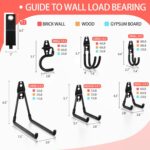 18 Pack Garage Hooks Heavy Duty - Anti-Slip Coating， Garage Storage Hooks for Hanging Bike，Ladder，Garden Tools，Hose - Image 2