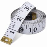 Measuring Tape for Body Measurements, Soft Tape Measure Double Scale, Has 150 Centimetre Scale on Reverse and Front 60 Inch（White）