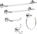 Double Towel Hook for Bathroom or Kitchen| Polished Chrome |  Accessories - Image 2